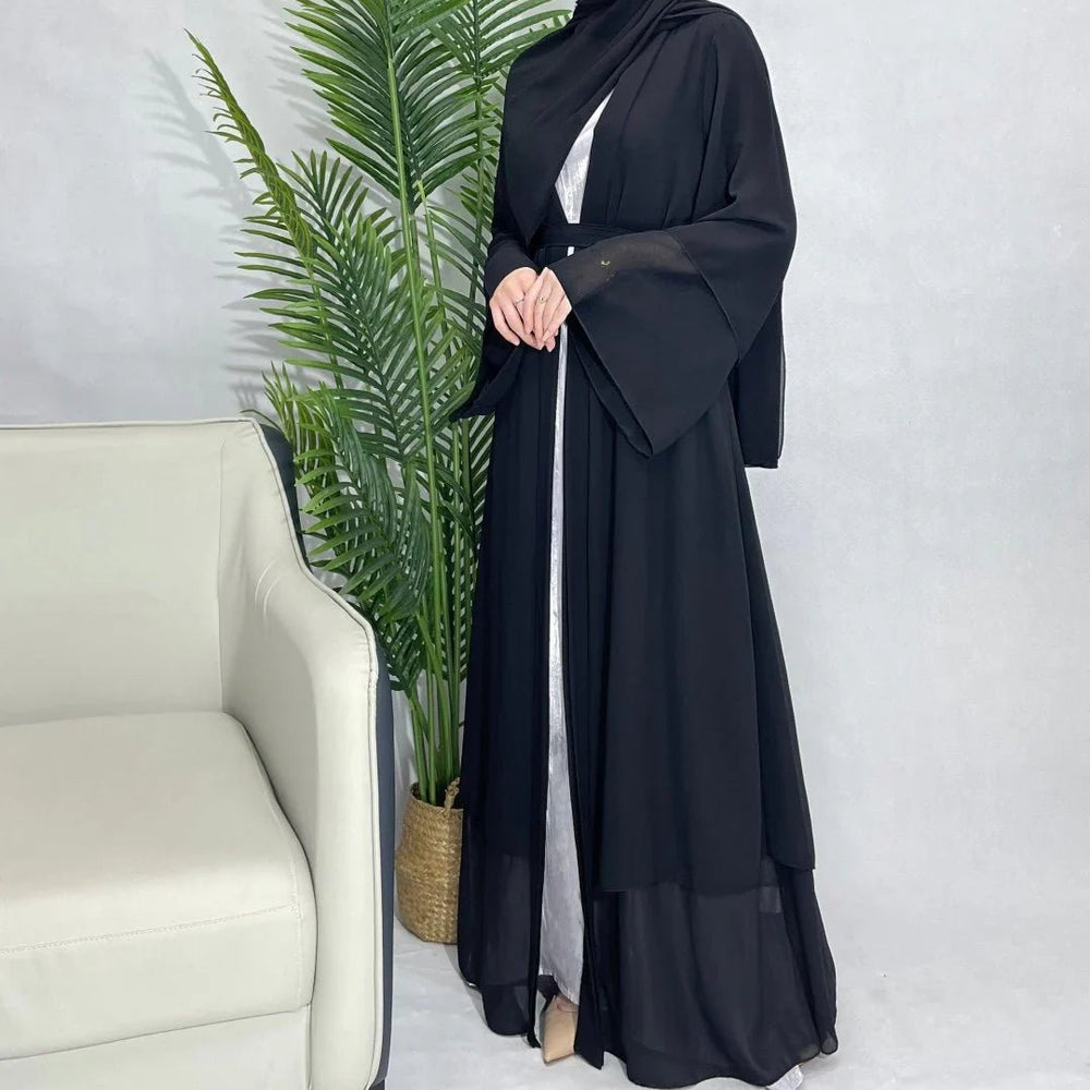 Layered Abaya Online: Elevate Your Modest Style with Grace - Norah Collections
