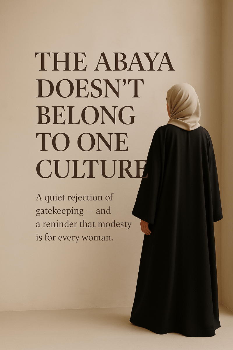 Can Non-Arabs Wear Abayas? Breaking Down the Gatekeeping - Norah Collections