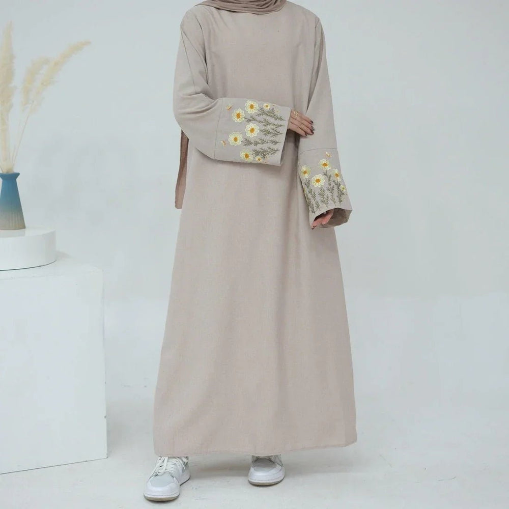 5 Reasons the Embroidered Linen Abaya Is a Must-Have This Year - Norah Collections