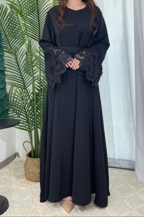 5 Reasons to Love a Pleated Abaya with Lace in 2025 - Norah Collections