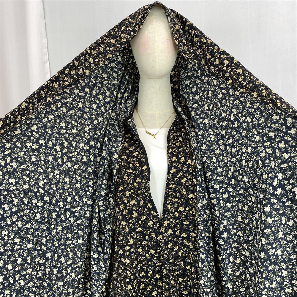 
                  
                    Floral Hooded Front-Zip Abaya in Black - Modest Abaya with Floral Print and Zipper Closure
                  
                